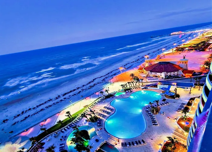 16Th Floor 1 Bedroom Resort Condo Direct Oceanfront Wyndham Ocean Walk Resort Daytona Beach 1606